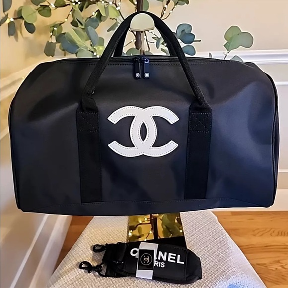 Chanel Precision Black Makeup Duffel Travel Bag - Picture 1 of 10